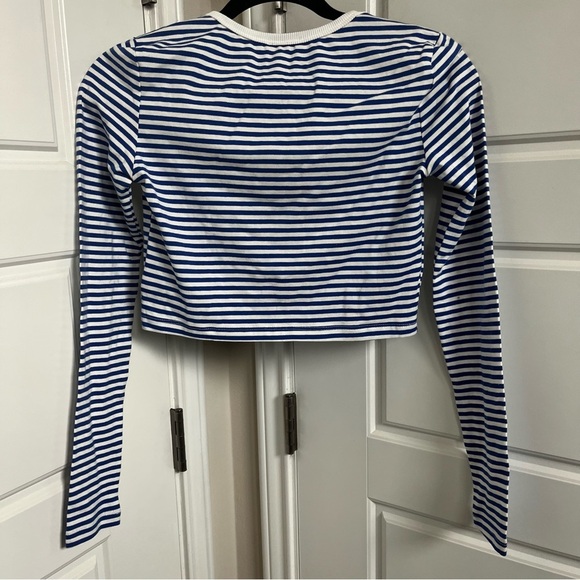 Edikted Montie Striped Long Sleeve T-Shirt Size Small NWT - Picture 4 of 4
